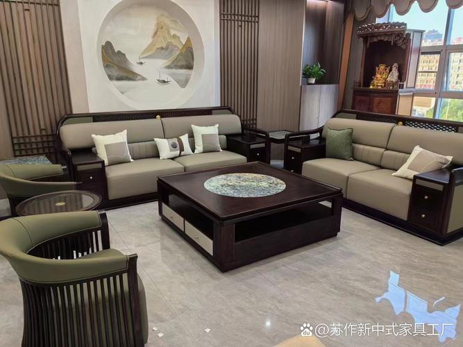 新中式別墅會(huì)所家具定制 蘇州源頭工廠(chǎng)，匠心鑄就高端室內(nèi)外裝飾